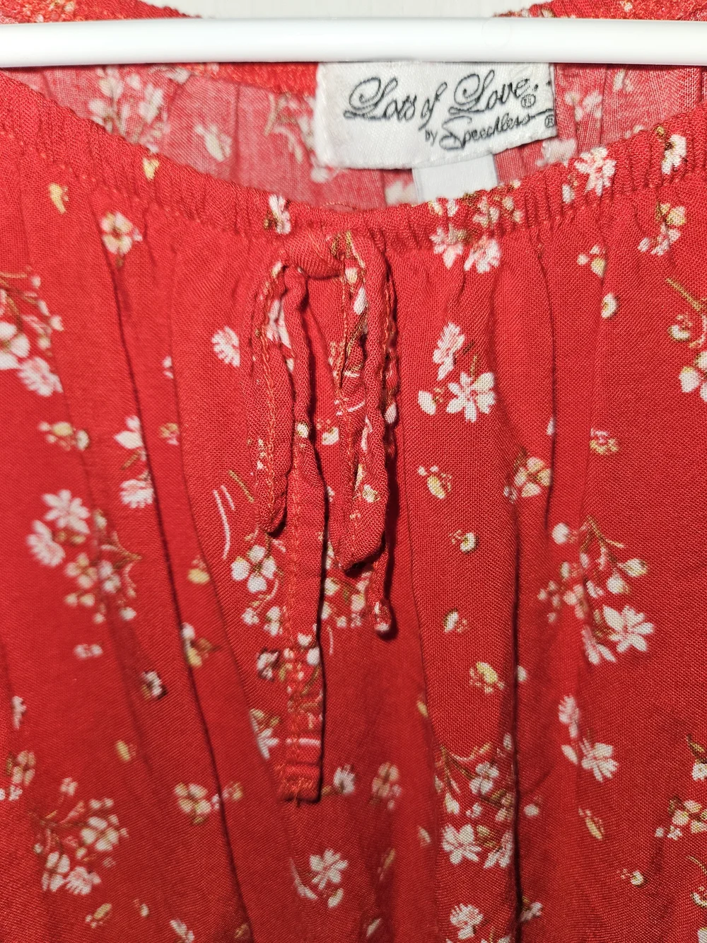 Girls' Red Floral Tunic Romper by Speechless